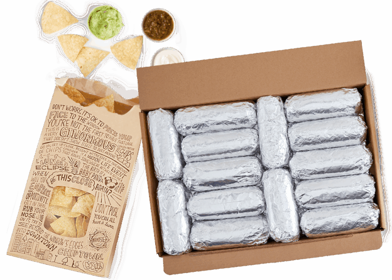 Chipotle Mexican Grill Catering Menu